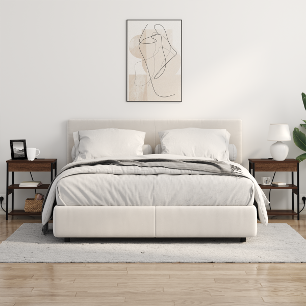 Armario de Noche Marrón roble 41 x 31 x 51 cm M 4