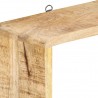 Juego de estantes cubo de pared 3 piezas madera maciza de mango 3