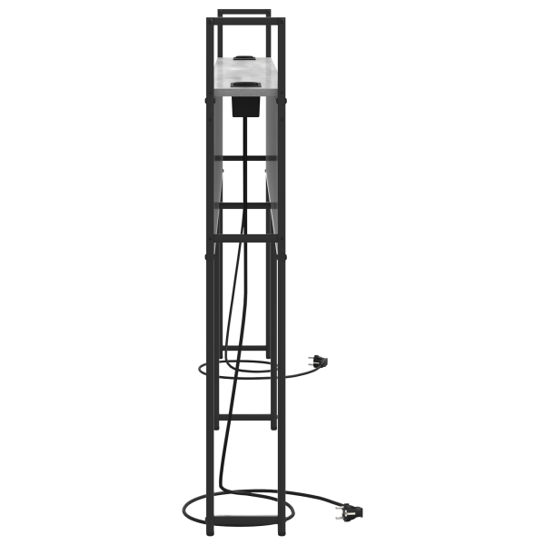 Cabeceira de armazenamento com cabeceira Sonoma cinzento 200 cm M 5