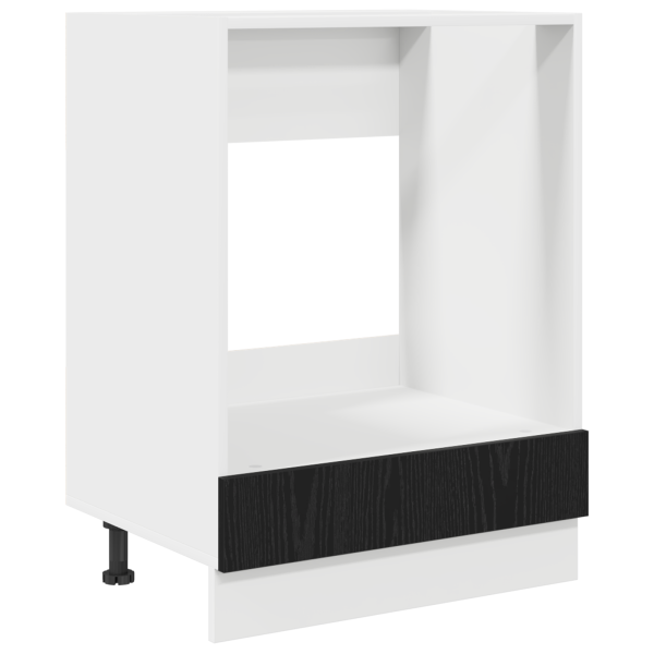 Mueble de horno Roble negro 60 x 46 x 81.5 cm M 2