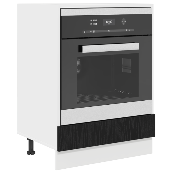 Mueble de horno Roble negro 60 x 46 x 81.5 cm M 3