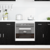 Mueble de horno Roble negro 60 x 46 x 81.5 cm 4