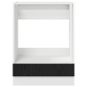 Mueble de horno Roble negro 60 x 46 x 81.5 cm 5