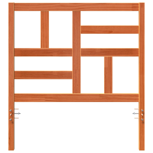 Cabecera de Cama con cabecera Marrón cera 80.5 x 4 x 104 cm M 4