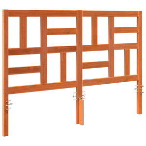 Cabecera de Cama con cabecera Marrón cera 145.5 x 4 x 104 cm H