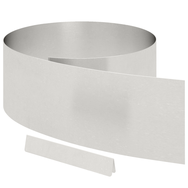 Borde de césped para jardín Plateado 450 x 25 cm M 2