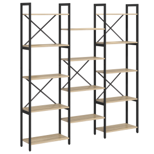 Estante de libros Roble Sonoma 156 x 25 x 167.5 cm H