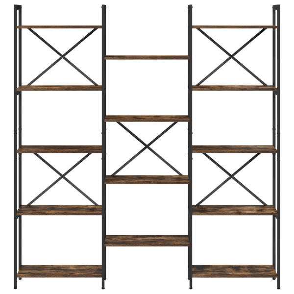 Estante de libros Roble ahumado 156 x 25 x 167.5 cm M 5