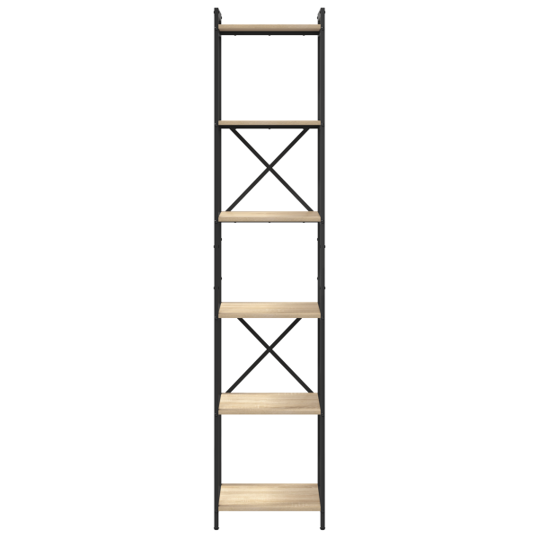 Estantería Roble Sonoma 40 x 30 x 188 cm Madera contrachapada M 5