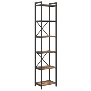 Estantería Roble ahumado 40 x 30 x 188 cm Madera contrachapada H