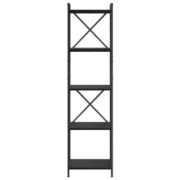 Estantería Roble negro 40 x 30 x 153 cm Madera contrachapada M 5