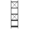 Estante Carvalho preto 40 x 30 x 153 cm Madeira processada 5