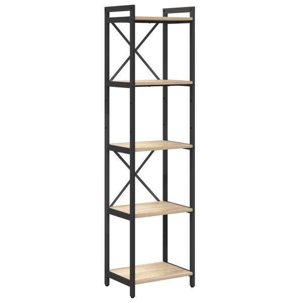 Estantería Roble Sonoma 40 x 30 x 153 cm Madera contrachapada M 2