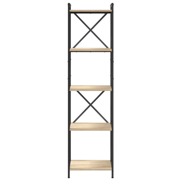 Estantería Roble Sonoma 40 x 30 x 153 cm Madera contrachapada M 5