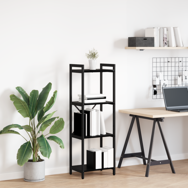 Estantería Roble negro 40 x 30 x 118 cm Madera contrachapada D