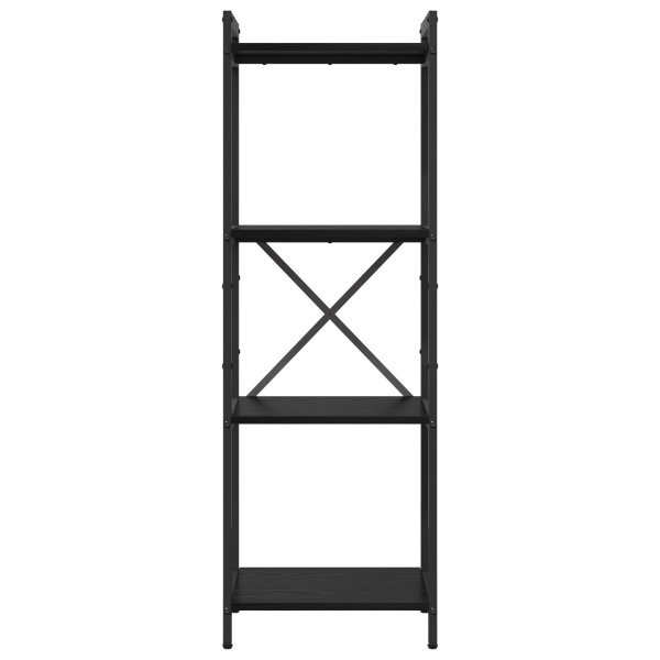 Estantería Roble negro 40 x 30 x 118 cm Madera contrachapada M 5