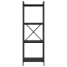 Estantería Roble negro 40 x 30 x 118 cm Madera contrachapada 5