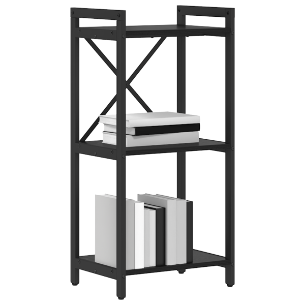 Estantería Roble negro 40 x 30 x 83 cm Madera contrachapada M 3