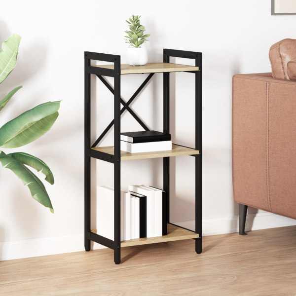 Estantería Roble Sonoma 40 x 30 x 83 cm Madera contrachapada D