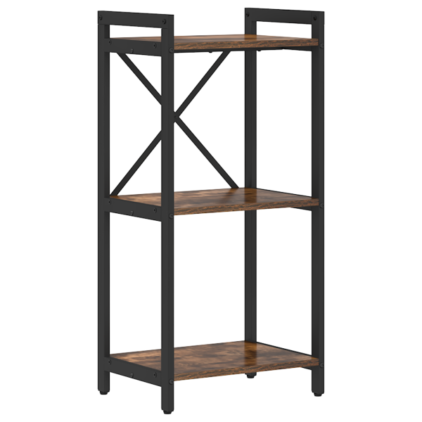 Estante Carvalho fumado 40 x 30 x 83 cm Madeira processada M 2