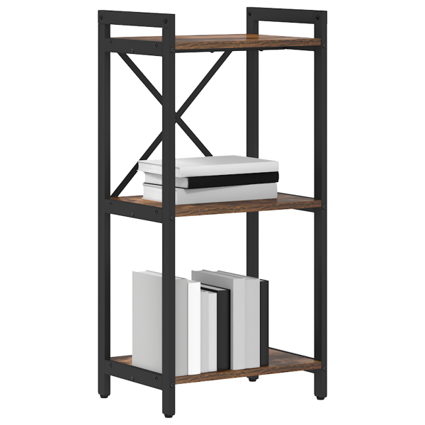 Estante Carvalho fumado 40 x 30 x 83 cm Madeira processada M 3