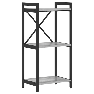 Estantería Gris sonoma 40 x 30 x 83 cm Madera contrachapada H