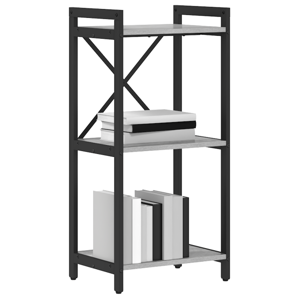 Estantería Gris sonoma 40 x 30 x 83 cm Madera contrachapada M 3