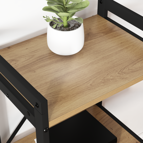 Estantería Roble artisan 40 x 30 x 48.5 cm Madera contrachapada M 4