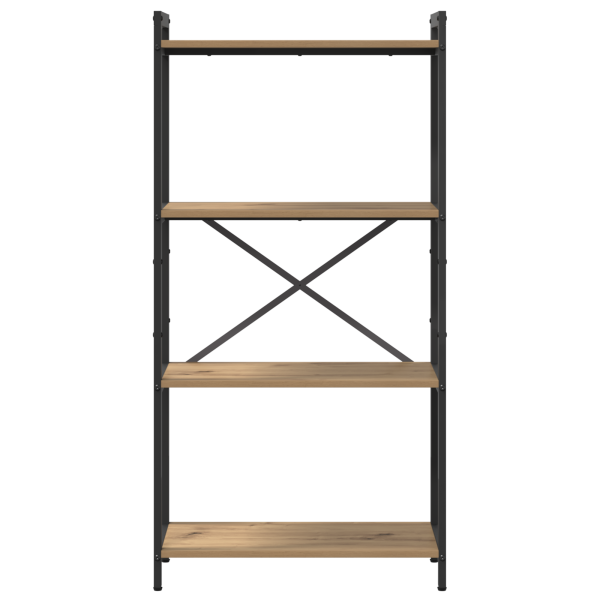 Estantería Roble artisan 60 x 30 x 118 cm Madera y Acero M 5