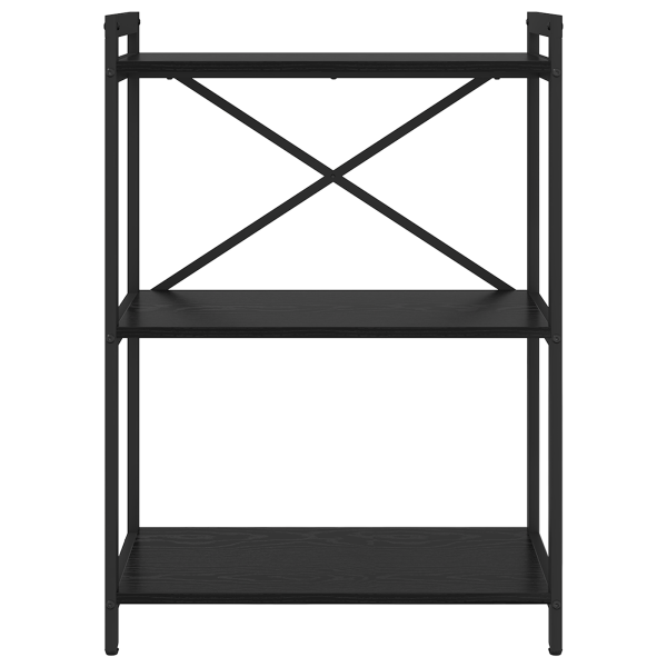 Estantería Roble negro 60 x 30 x 83 cm Madera contrachapada M 5