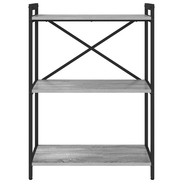Estantería Gris sonoma 60 x 30 x 83 cm Madera contrachapada M 5