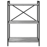 Estantería Gris sonoma 60 x 30 x 83 cm Madera contrachapada 5