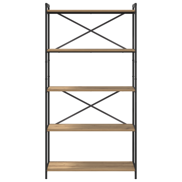 Estantería Roble artisan 80 x 30 x 153 cm Madera contrachapada M 5