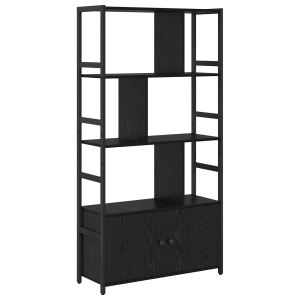 Estante de libros Roble negro 80 x 30 x 155.5 cm H