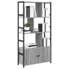 Estante de libros Gris sonoma 80 x 30 x 155.5 cm 3