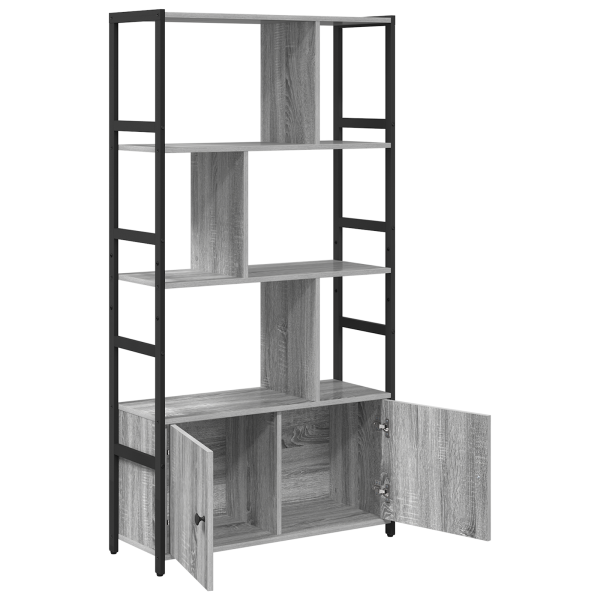 Estante de libros Gris sonoma 80 x 30 x 155.5 cm M 5