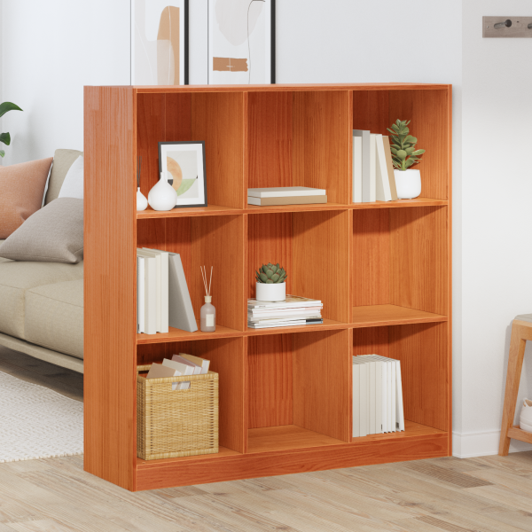 Mueble de Libros / Divisor de Habitación Marrón cera D