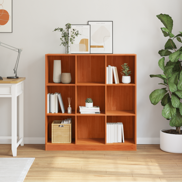 Mueble de Libros / Divisor de Habitación Marrón cera M 4