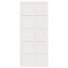 Puerta Corrediza Blanco 90 x 210 cm Madera maciza de pino 4