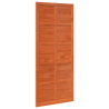 Puerta Corrediza Marrón cera 90 x 210 cm Madera maciza de pino 2
