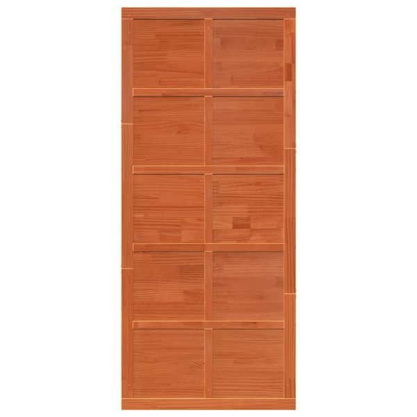 Puerta Corrediza Marrón 80 x 210 cm Madera maciza de pino M 4