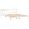 Estructura de cama Blanco 180 x 200 cm Madera maciza de pino 2