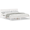 Estructura de cama Blanco 180 x 200 cm Madera maciza de pino 4