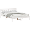 Estrutura da Cama Branco 160 x 200 cm Madeira de pinho maciça 3