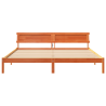Estructura de cama Marrón cera 180 x 200 cm 5
