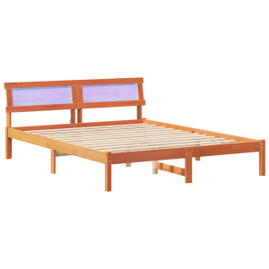 Estrutura da Cama Castanho-mel 150 x 200 cm H