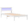 Estructura de cama Blanco 80 x 200 cm Madera de pino 2