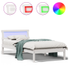 Estructura de cama Blanco 90 x 190 cm Madera de pino sólido 4