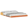 Estructura de cama Marrón cera 160 x 200 cm 3
