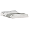 Estrutura da Cama Branco 120 x 190 cm Madeira de Pinheiro 3